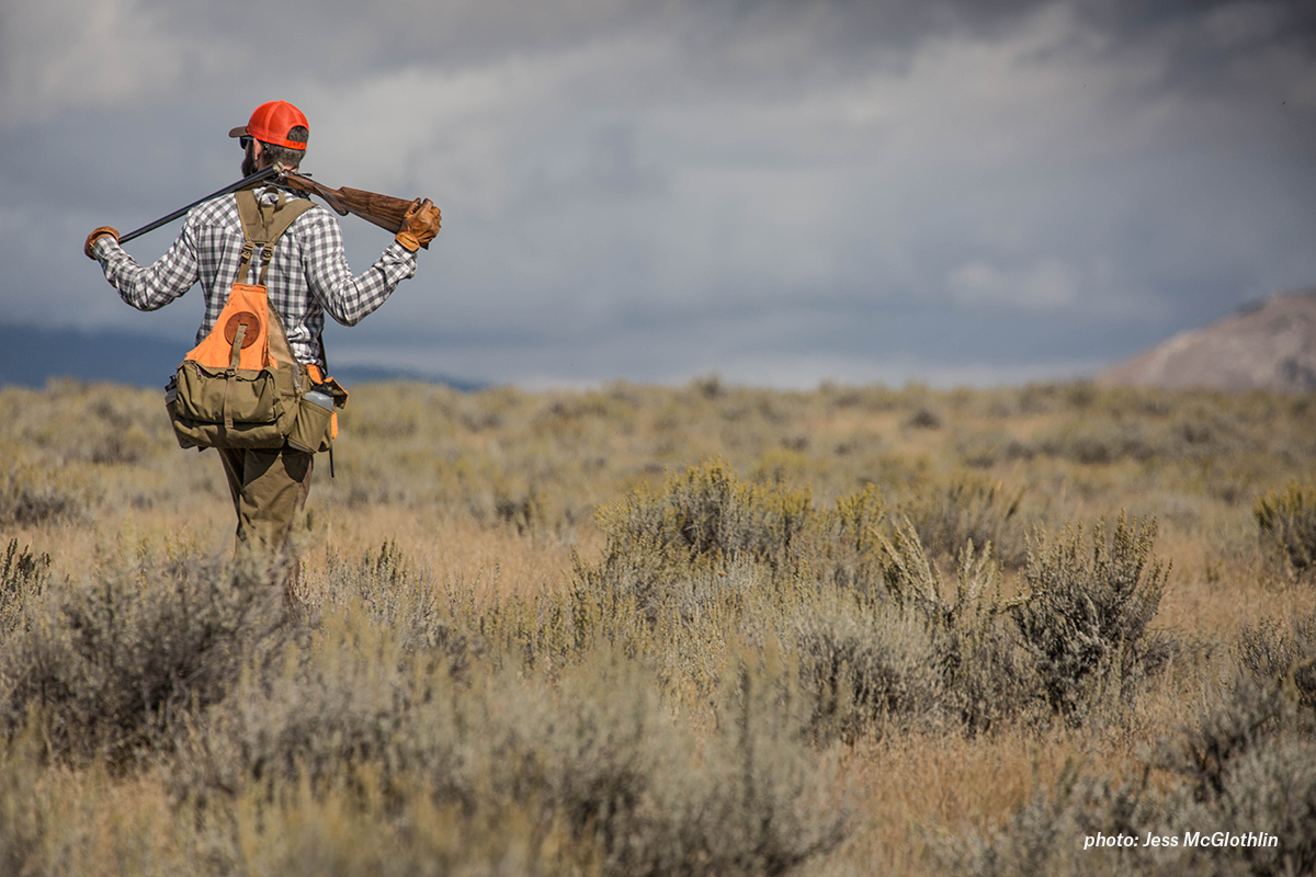 A hunter takes a much-needed break while hunting sage grouse in eastern Montana. A hunter takes a much-needed break while hunting sage grouse in eastern Montana.