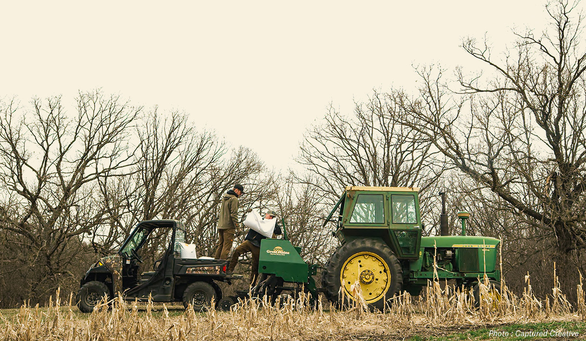 Captured Creative's Taylor Kollman and his father working on their Minnesota hunting property. Captured Creative's Taylor Kollman and his father working on their Minnesota hunting property.