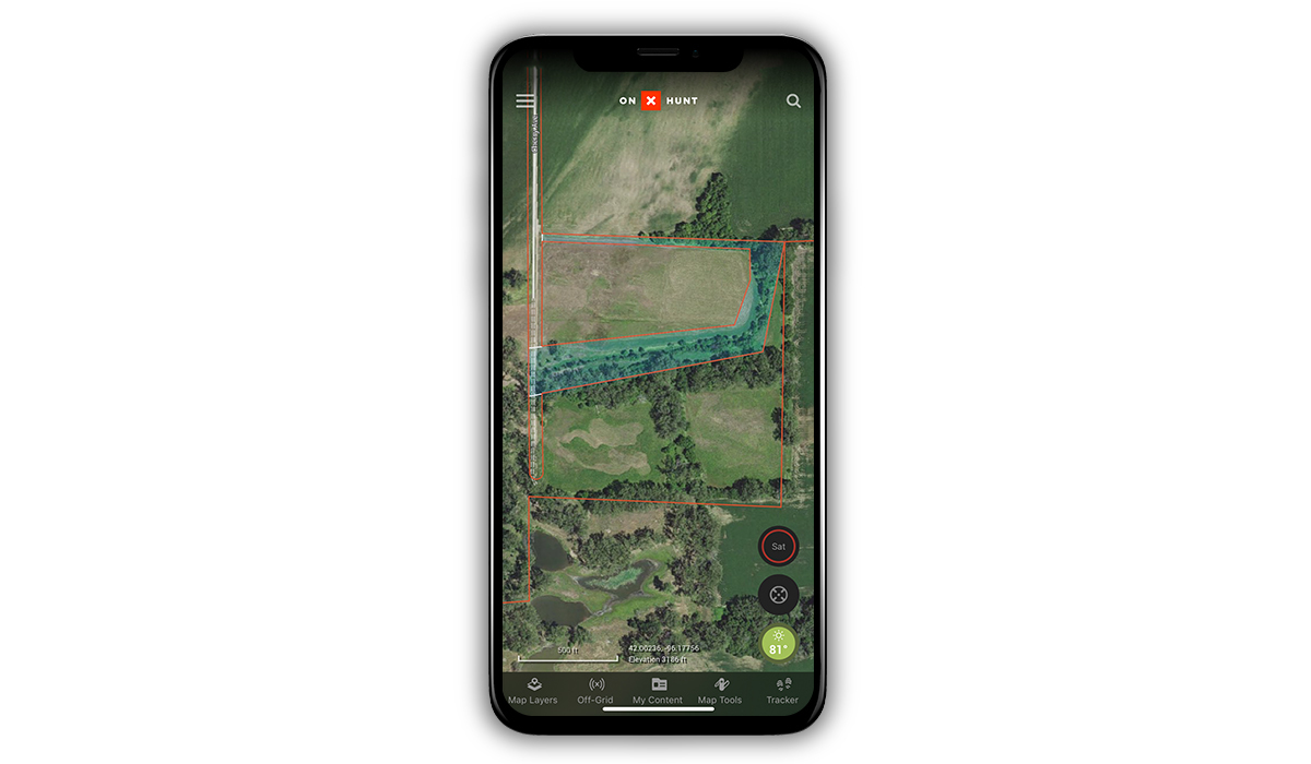 Use the onX Hunt App to find overlooked areas of public land when hunting whitetail deer. Use the onX Hunt App to find overlooked areas of public land when hunting whitetail deer.