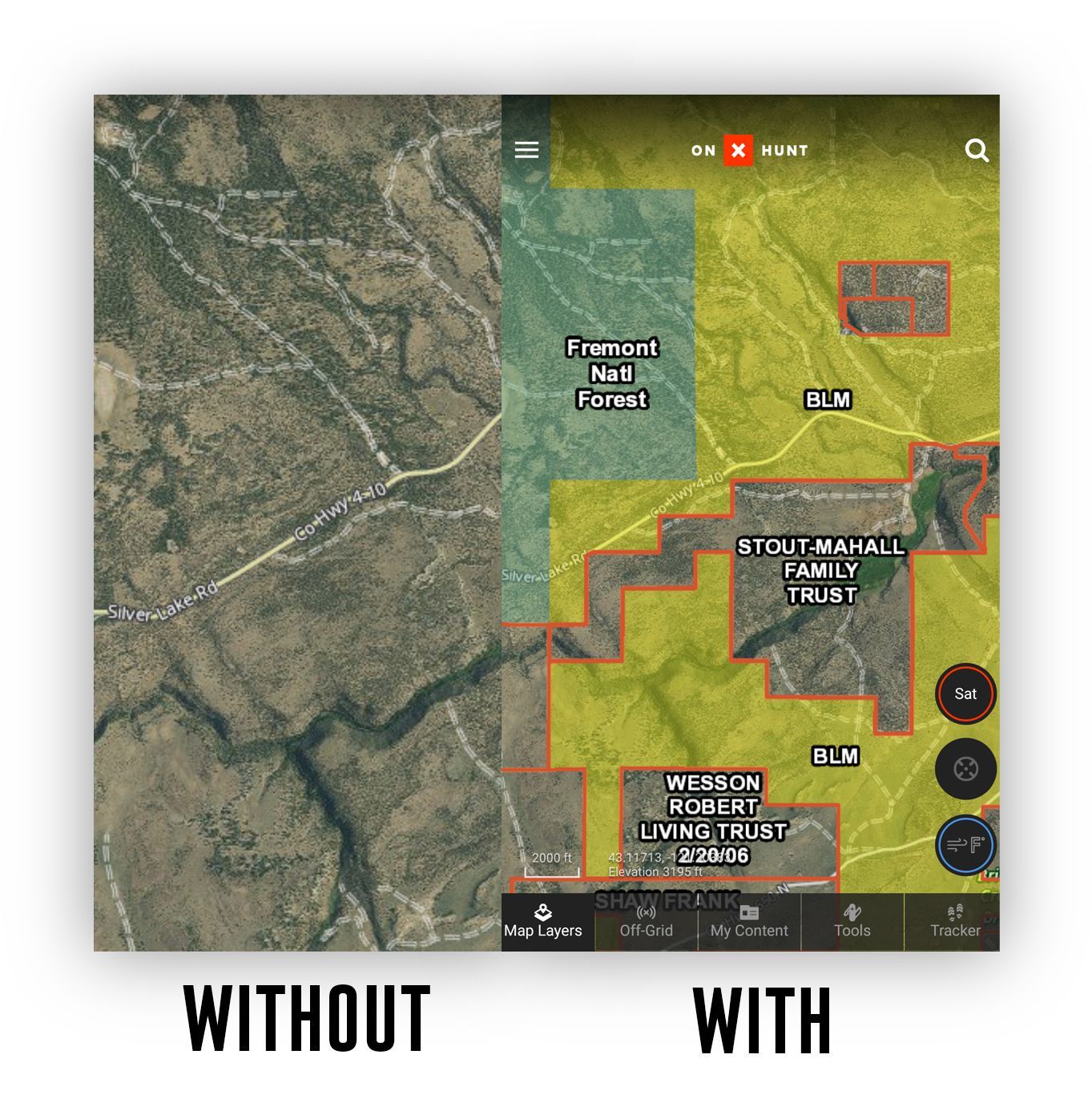 Oregon Hunting Maps Public & Private Hunting Land ODFW Units onX