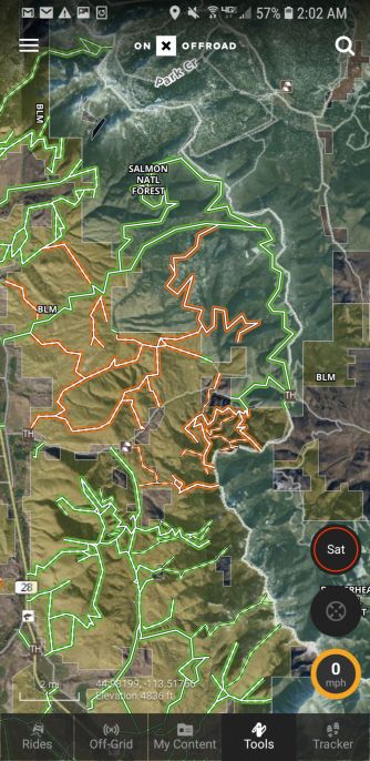 Offroad GPS Maps App Find ATV - AppScreen Feature FindOpenTrails 1080x2220 