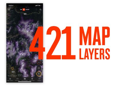 With more than 14,000 reviews in the App Store and Google Play, onX is the best topo map app.