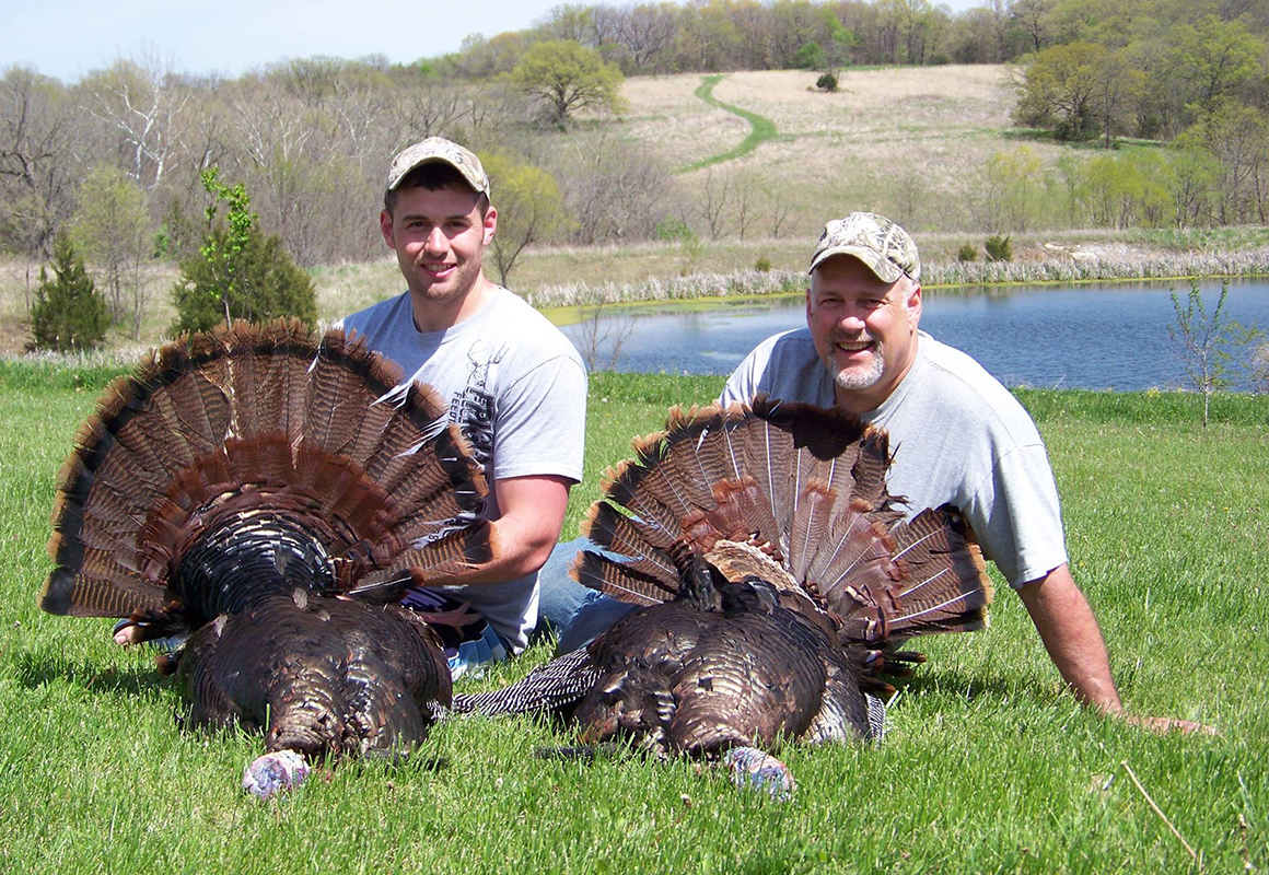 onX pro-staffer Aaron Warbritton turkey hunting with his dad in Missouri. onX pro-staffer Aaron Warbritton turkey hunting with his dad in Missouri.