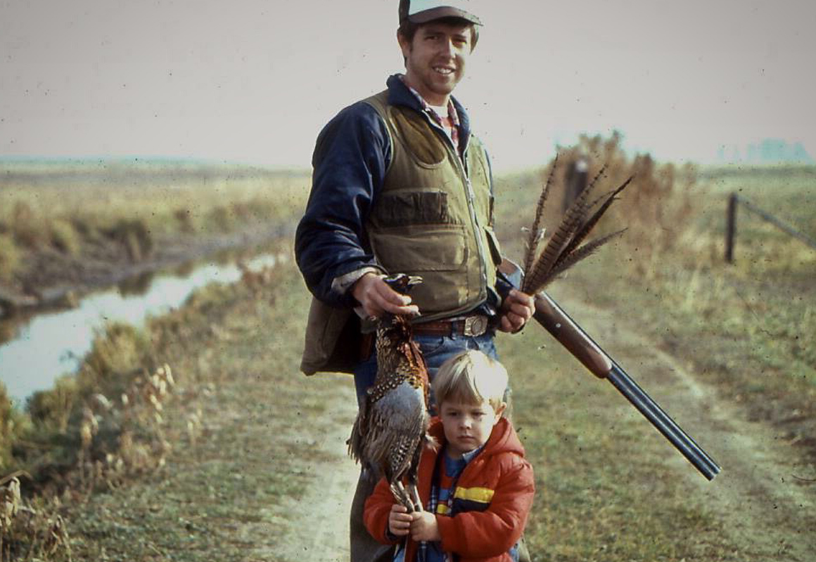 onX pro-staffer Brian B-Mac McElrea bird hunting with his dad at age 9. onX pro-staffer Brian B-Mac McElrea bird hunting with his dad at age 9.