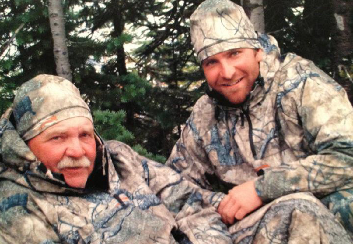 onX pro-staffer Jason Metzinger hunting with his dad. onX pro-staffer Jason Metzinger hunting with his dad.