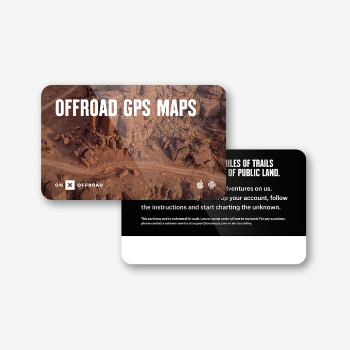 Offroad App Gift Card | onX