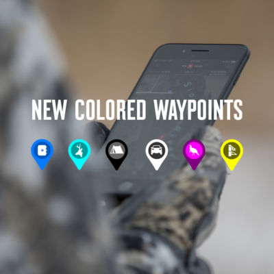 Drop custom Waypoints to mark tree stands, blinds, meeting places and even where you parked the truck. Easily share Waypoint locations with other onX Hunt App users.